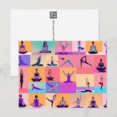 Yoga 01 briefkaart (Voorkant / Achterkant)