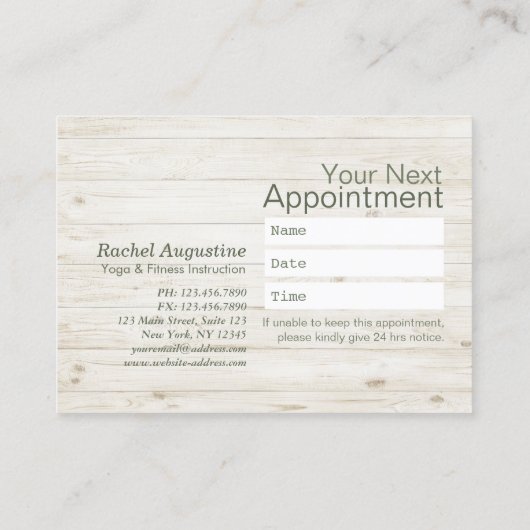 Yoga 10 Class Pass Loyalty Appointment Bodhi Leaf (Achterkant)