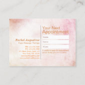 YOGA 10-klasse Pass Appointment Meditation Pose Om Afsprakenkaartje (Achterkant)