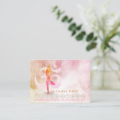 YOGA 10-klasse Pass Appointment Meditation Pose Om Afsprakenkaartje (Staand voorkant)