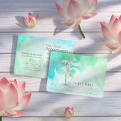 YOGA 10-klasse Pass Appointment Meditation Pose Om Afsprakenkaartje