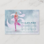 YOGA 10-klasse Pass Appointment Meditation Pose Om Klantenkaartje (Voorkant)