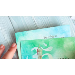 YOGA 10-klasse Pass Appointment Meditation Pose Om Klantenkaartje