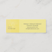 Yoga 1 - Business, profielkaart Mini Visitekaartje (Achterkant)