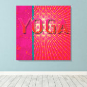 Yoga 1 - Gewikkeld Canvas (Insitu (Houten vloer))