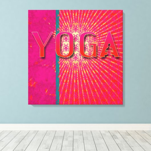 Yoga 1 - Gewikkeld Canvas (Insitu (Houten vloer))