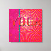 Yoga 1 - Gewikkeld Canvas (Voorkant)