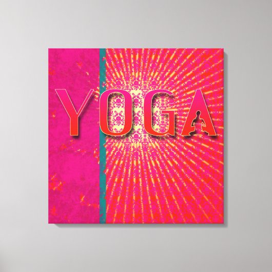 Yoga 1 - Gewikkeld Canvas (Voorkant)