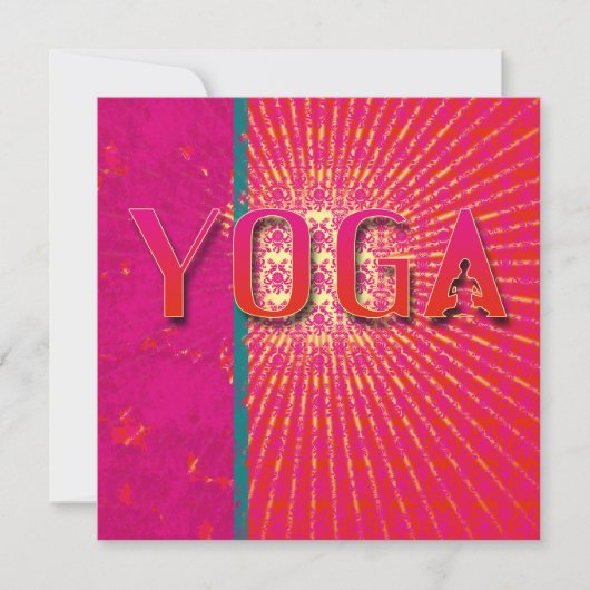 Yoga 1 - Kaart, uitnodiging (Voorkant)