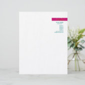 Yoga 1 - Letterhead Briefhoofd Ontwerp (Staand voorkant)