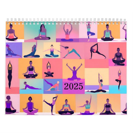 Yoga 2025 kalender (Hoes)