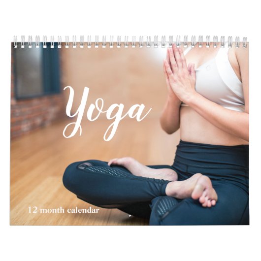 Yoga 2026 kalender (Hoes)