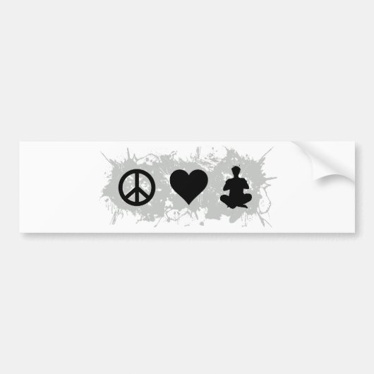 Yoga 2 bumpersticker (Voorkant)