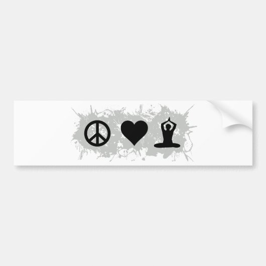 Yoga 3 bumpersticker (Voorkant)