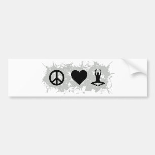 Yoga 4 bumpersticker
