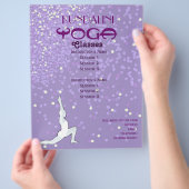 Yoga A4 flyer (Hand)