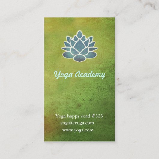 Yoga Academy Visitekaartje (Voorkant)