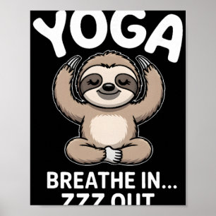 Yoga Adem Inhalen Zzz Uit Sluw _1 Poster
