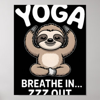 Yoga Adem Inhalen Zzz Uit Sluw _1  Poster