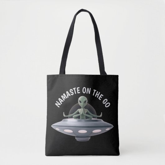 Yoga Alien Tote Bag (Voorkant)