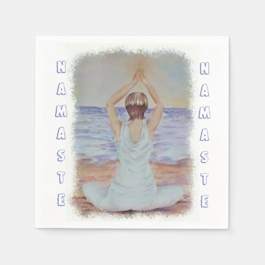 YOGA ALSJEBLIEFT | PAPIEREN SERVETTEN (Voorkant)