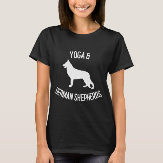 Yoga Amp Duitse Herders Hondenliefhebber T-shirt