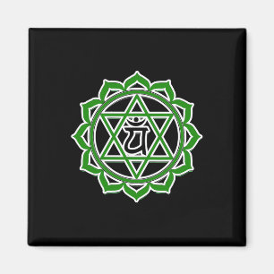 Yoga Anahata Hart Groen Chakra  Magneet