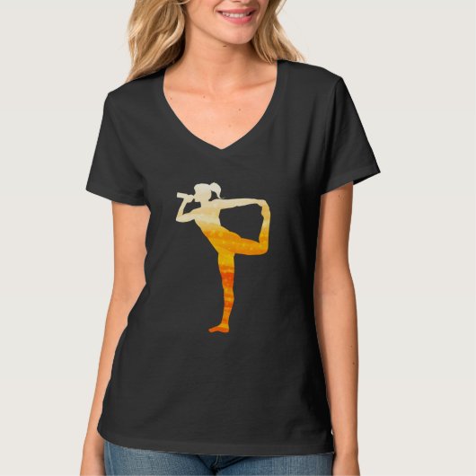 Yoga And Beer On St Patricks Day T-shirt (Voorkant)