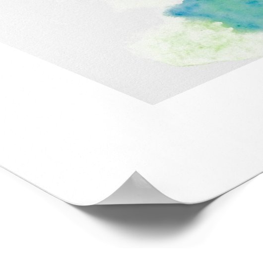 Yoga-Art Cat in Pigeon Poster (Hoek)