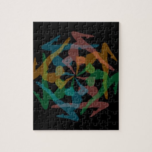 Yoga art legpuzzel (Verticaal)