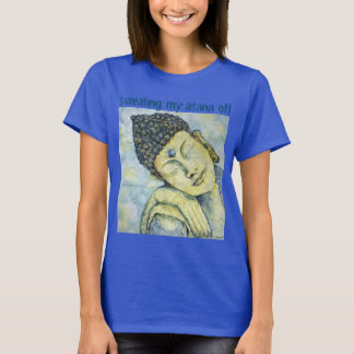 Yoga Asana Buddha Art: Spierkraan verlicht T-shirt