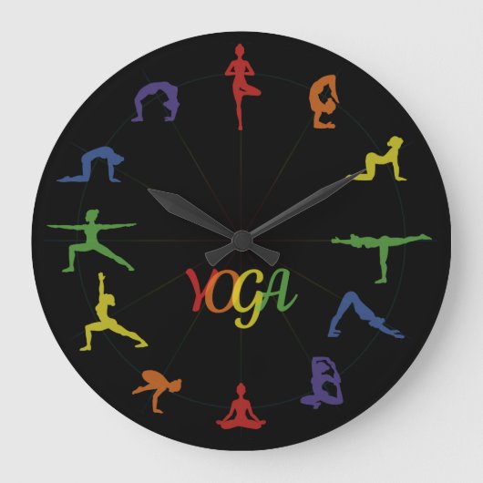 Yoga Asana Grote Klok (Voorkant)