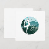 Yoga Asana Natuur Spirituele Meditatie Boeddhisme  Kaart (Voorkant / Achterkant)