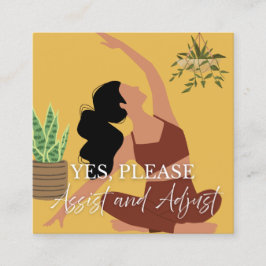 Yoga Assist Cards Contactkaartje