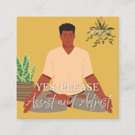 Yoga Assist Cards Contactkaartje