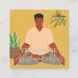 Yoga Assist Cards Contactkaartje