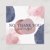 Yoga Assist Kaarten Vierkante Visitekaartje (Achterkant)