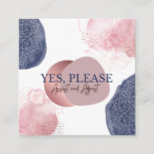 Yoga Assist Kaarten Vierkante Visitekaartje (Voorkant)