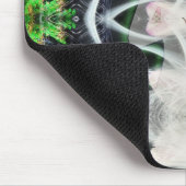 Yoga Aum Fractal Art Mousepad Muismat (Hoek)