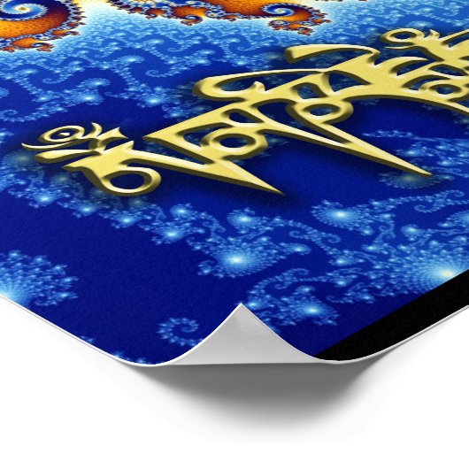 Yoga Aura & Chakras Poster (Hoek)