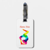 Yoga Bagagelabel (Achterkant verticaal)