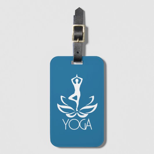 Yoga Bagagelabel (Voorkant (verticaal))