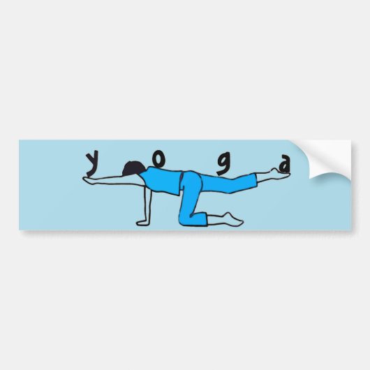 Yoga Balance - Yoga Bumperstickers (Voorkant)