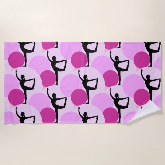 Yoga Beach Towel Strandlaken (Voorkant)
