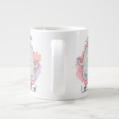 Yoga Bear Laat het los Grote Koffiekop (Achterkant)