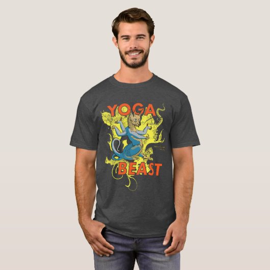 Yoga Beast #1 fancy T-Shirt (Voorkant volledig)