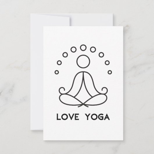 Yoga Bedankkaart (Achterkant)