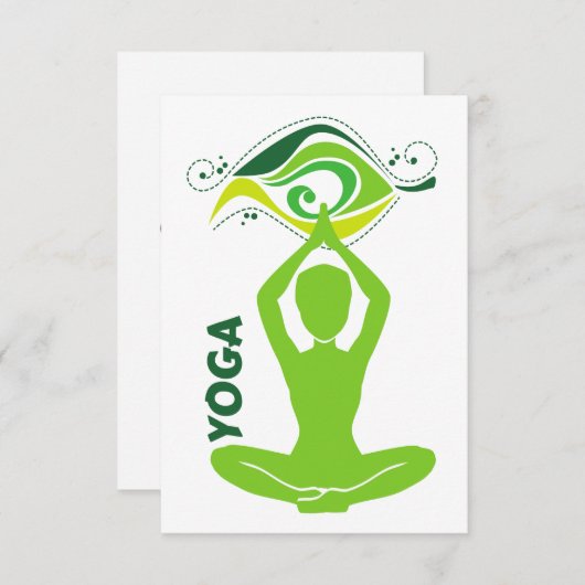 Yoga Bedankkaart (Voorkant / Achterkant)