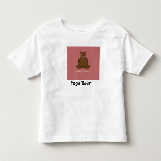 "Yoga Beer" Toddler T-shirt (Voorkant)