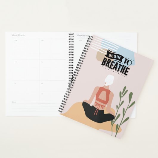 Yoga, Begin om te ademen Planner (Display)